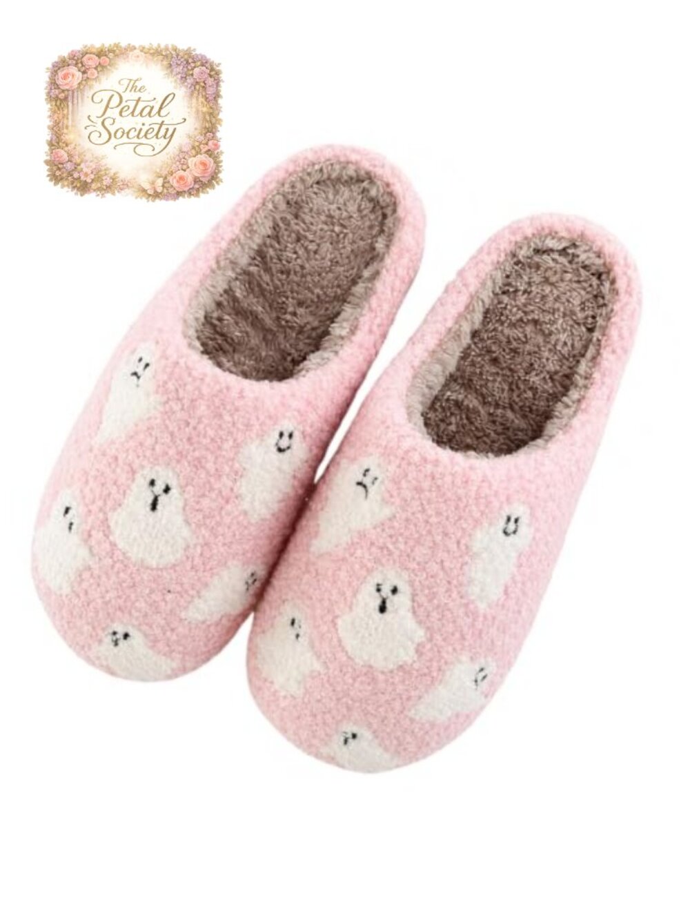 Halloween Pumpkin Slippers Fuzzy Memory Foam Non Slip House Shoes